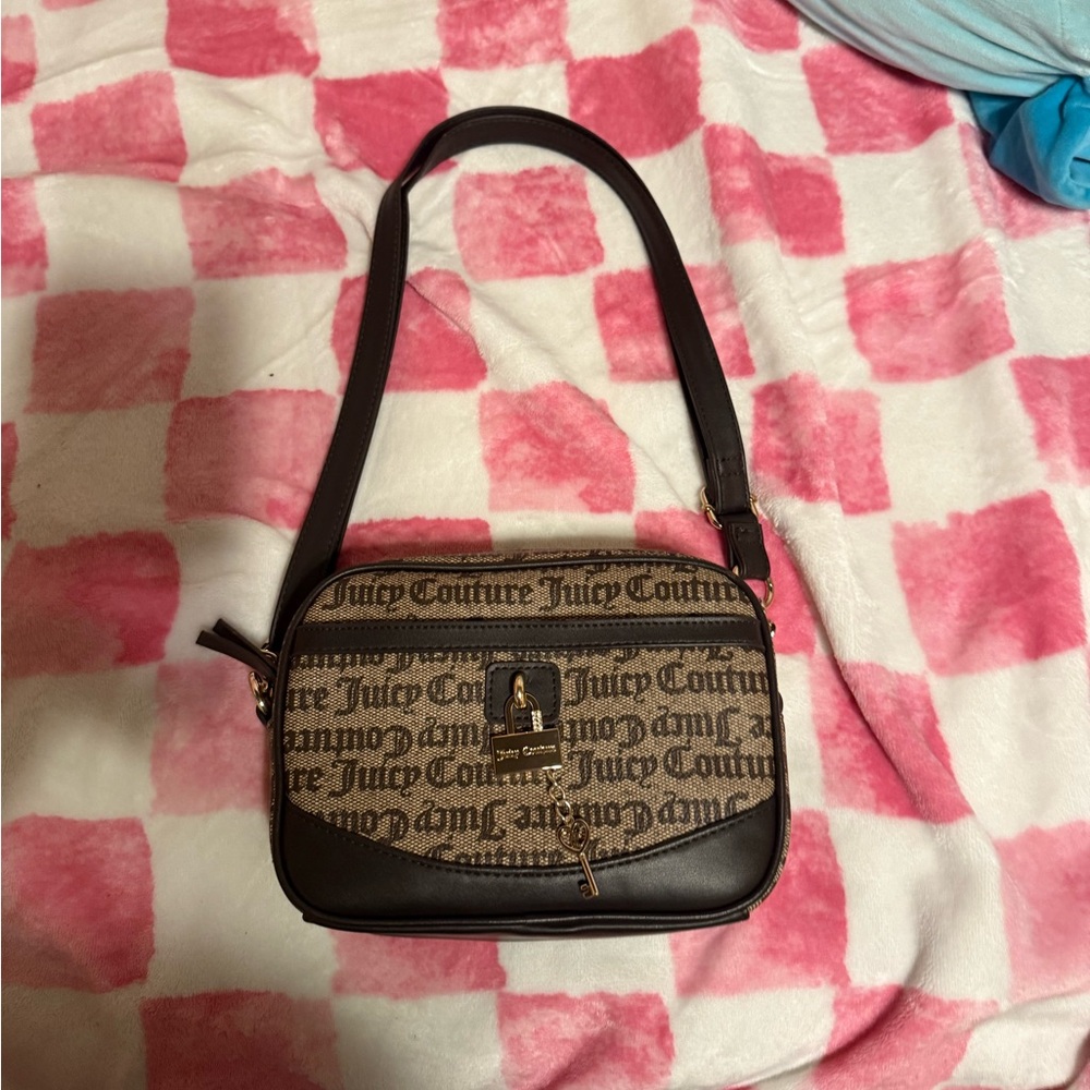 Juicy Couture Brown and Black Bag